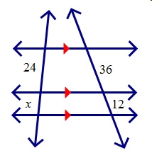 Solve for x. A. 6 B. 8 C. 12 D. 18-example-1