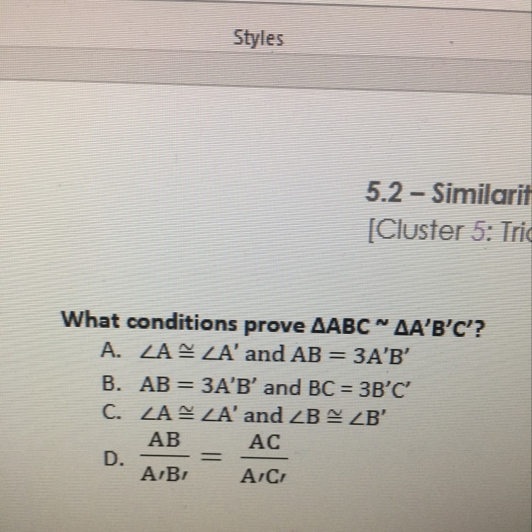 LAST GEOMETRY QUESTION OF MINE XD triangle similarity, image is included. tysm :)) On-example-1