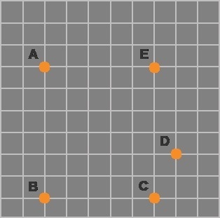 A point has been translated left and down. Based on the graph, which could be true-example-1