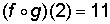 If f(x)=2x-1 and g(f)=3x, which statement is true?-example-1