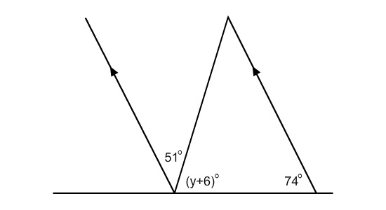 Find the values of x and y for which the lines are parallel 68 55 49 100-example-1