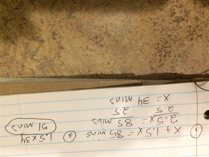 An accounting machine operator wanted to divide an 85-minute job between two identical-example-1