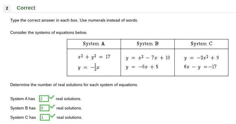 PLZZZZZZ HELPPPP MEEEE!!!!!!!! Determine the number of real solutions for each system-example-1