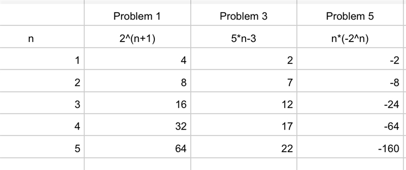 Please answer 1, 3, 5-example-1