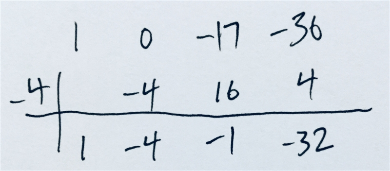 Use synthetic division to find the expression for the area of the base of a rectangular-example-1