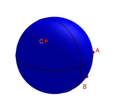 A diagonal cross section of a sphere produces which two-dimensional shape? Note: Use-example-1