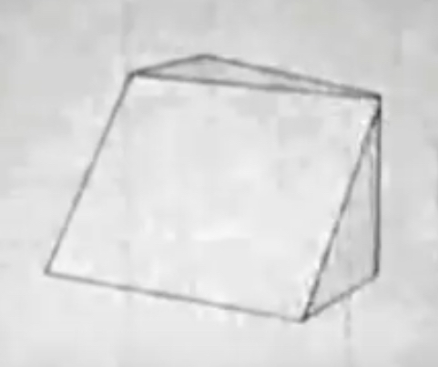 The base of a cube is parallel to the horizon. If the cube is cut by a plane to form-example-1