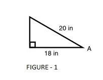 1. To the nearest degree, find the measure of angle A. 26° 42° 48° 64° 2. Given right-example-1