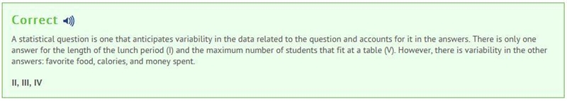 I. How long is the lunch period? II. What are the students' favorite foods? III. How-example-1