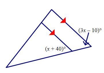 Find the value of x A. 25 B. 32.5 C. 37.5 D. 65-example-1