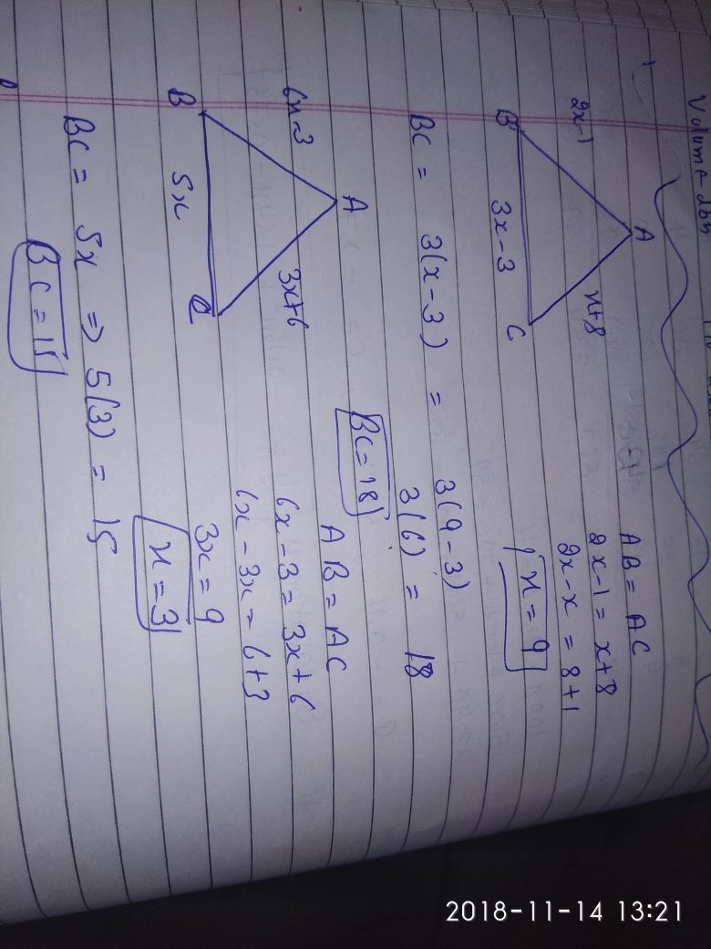 What is the length of side BC of the triangle? Enter your answer in the box. units-example-1