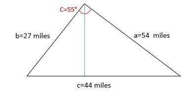 A ship leaves port at 1:00 P.M. and travels S35°E at the rate of 27 mi/hr. Another-example-1