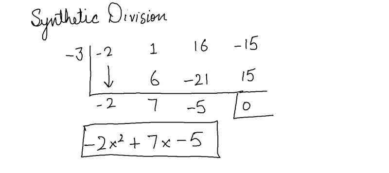 What is the f of x over the g of x when f(x) = − 2x3 + x2 + 16x − 15 and g(x) = x-example-1