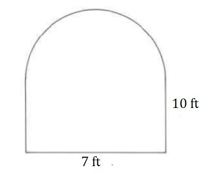 Helen is putting a fence around her flower garden, which is in the shape of half of-example-1