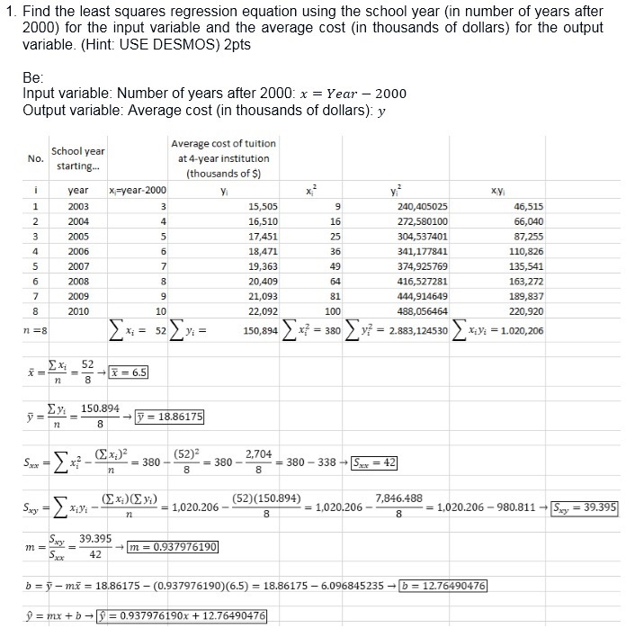 Will someone please help me with these questions. The table shows the average annual-example-1