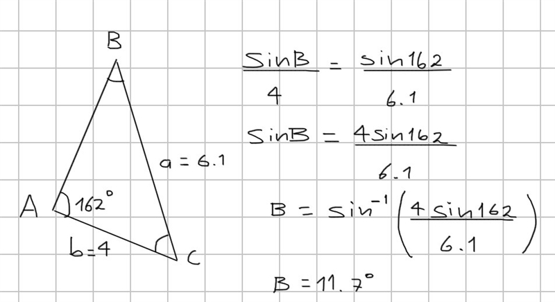 Triangle ABC has the given measures. Solve the triangle(s), if any exist. A = 162Â°, a-example-1