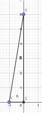 What is the area of the triangle ABC is A (-1, 0), B (0, 6), C (0, 0)-example-1