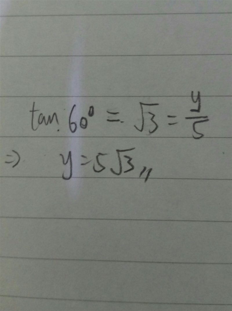 What is the value of y? Enter your answer, as an exact value, in the box.-example-1