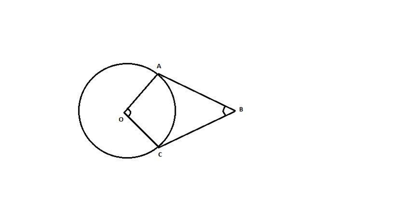 In the figure below, lines that appear to be tangent are tangent. Point O is the center-example-1