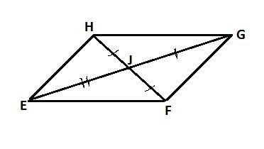 In a parallelogram EFGH, EJ=x^2-4 and JG=3x. What is EG?-example-1