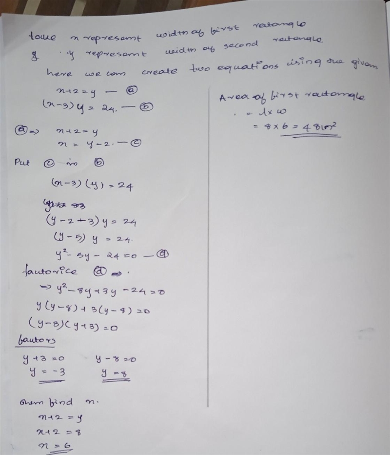 The width and the length of a rectangle are consecutive even integers. If the width-example-1