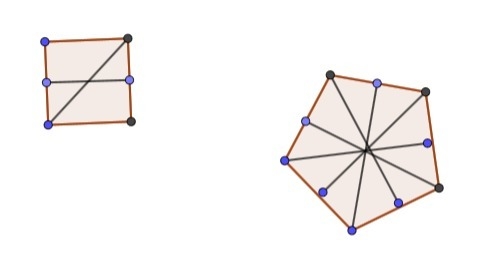 Which figure has exactly five lines of symmetry? A. regular hexagon B. square C. regular-example-1