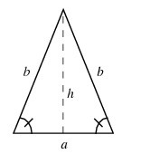 True or false? In an isosceles triangle all sides are unequal.-example-1