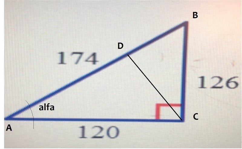 Find the length of the altitude to the hypotenuse. round the answer to the nearest-example-1