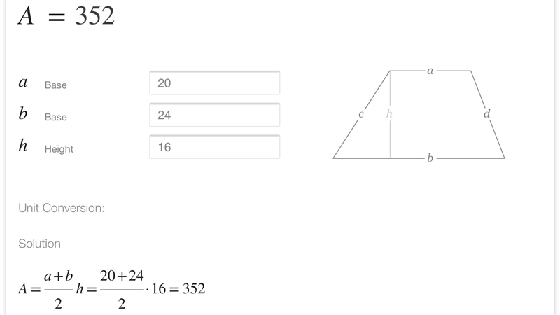 A wall shaped like a trapezoid needs to be painted. the height of the wall is 16 feet-example-1