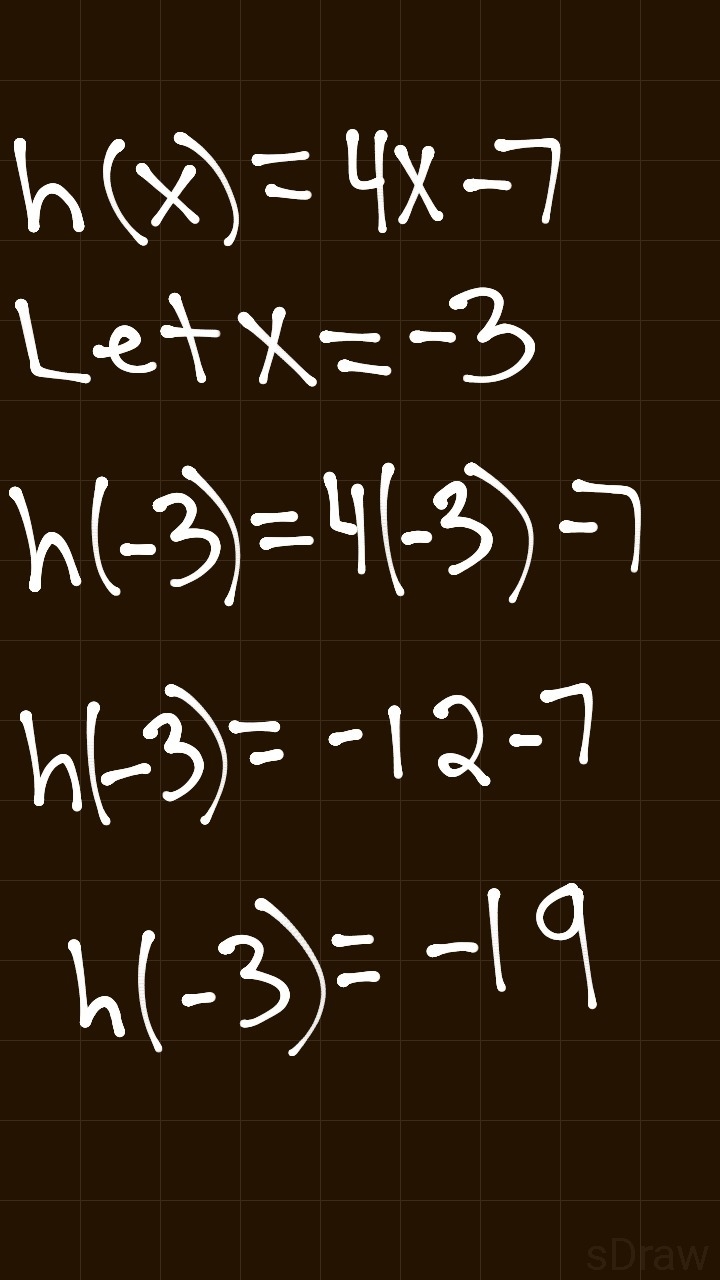 H(x)=4x-7. what is h(-3)-example-1