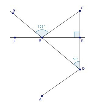 In the figure above, quadrilateral ABCD is a parallelogram. Let x represent the measure-example-1