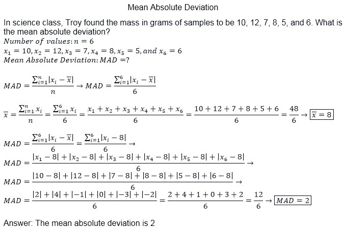 in science class, Troy found the mass in grams of samples to be 10, 12, 7, 8, 5, and-example-1