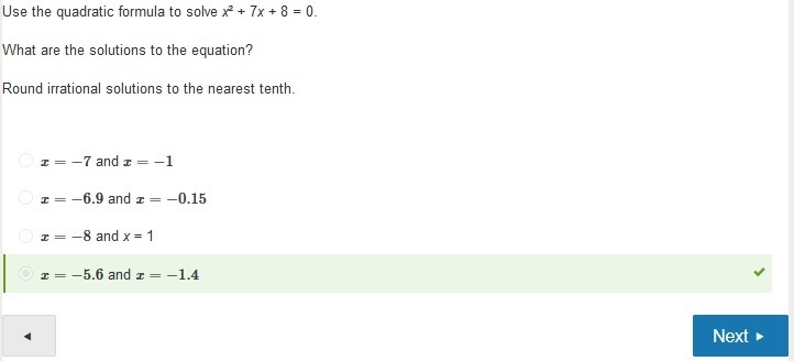 What is the discriminant D of the equation? a^2-2a+5=0 Enter your answer: D=___ Please-example-2