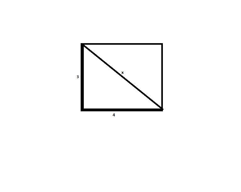 A triangle has squares on its three sides as shown below. What is the value of x? Three-example-1