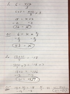 Please help i really need an A and i'm horrible at math ): 1. solve the following-example-1