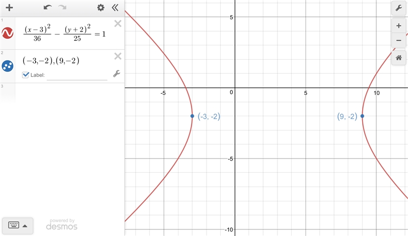 What is the length of the transverse axis of the conic section shown below?-example-1