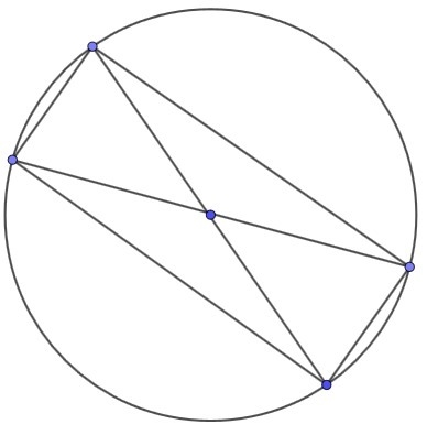 Lara wants to inscribe a square in a circle using only a compass and straightedge-example-1