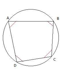 True or false? Adjacent (or side-by-side) angles of a quadrilateral in a circumscribed-example-1