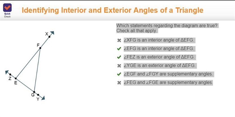 MATH HELP PLEASE Check all that are true. * Linear angles are complementary. Corresponding-example-1