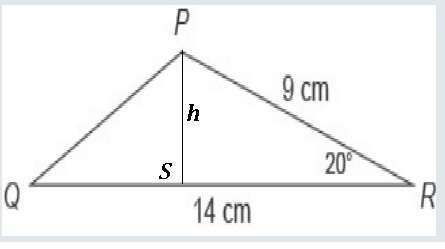 Two questions please help? 1. The figure shows the dimensions of a piece of scenery-example-1