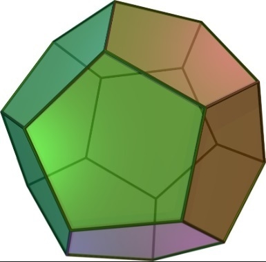 The faces of a regular dodecahedron are what type of polygon? A) squares B) regular-example-1