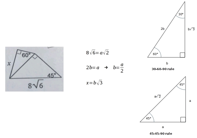 How do I find the missing side length?-example-1