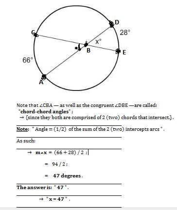 What is the value of x? 28 47 56 33-example-1