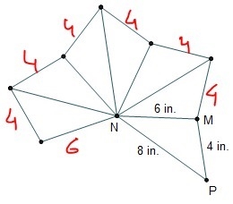 The figure was created by repeatedly reflecting triangle NMP. What is the perimeter-example-1