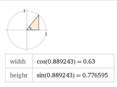 PLEASE HELP!!! Use a calculator to find the approximate value of arccos(0.63). a) 39.05 degrees-example-1