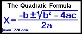 More solving quadratic equations: the quadratic formula again, what we've all been-example-1