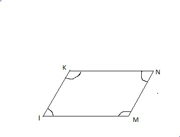 Given: Parallelogram KLMN Prove: ∠N≅∠L and ∠M≅∠K Statement Reason Parallelogram KLMN-example-1