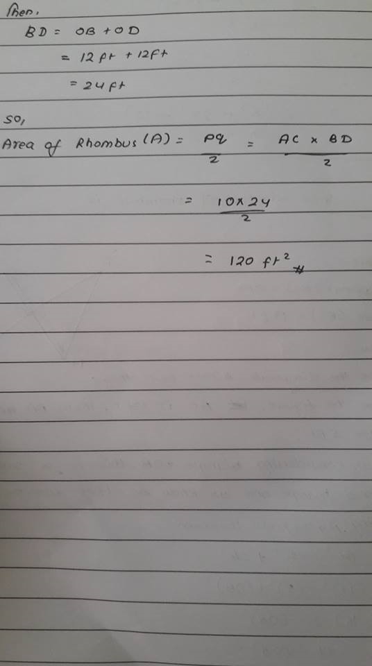 Please help me find the area of the rhombus-example-2