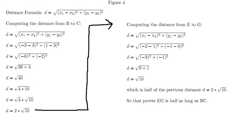 7. Find the value of x in the triangle. Show work to receive credit. (2 points) (Picture-example-4