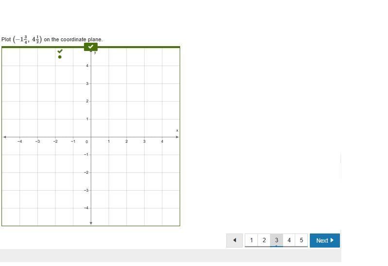 Plot (−134,412) on the coordinate plane.-example-1